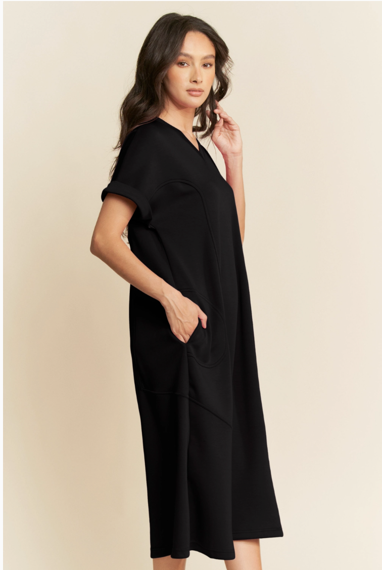 Black Davi & Dani Knit Dress