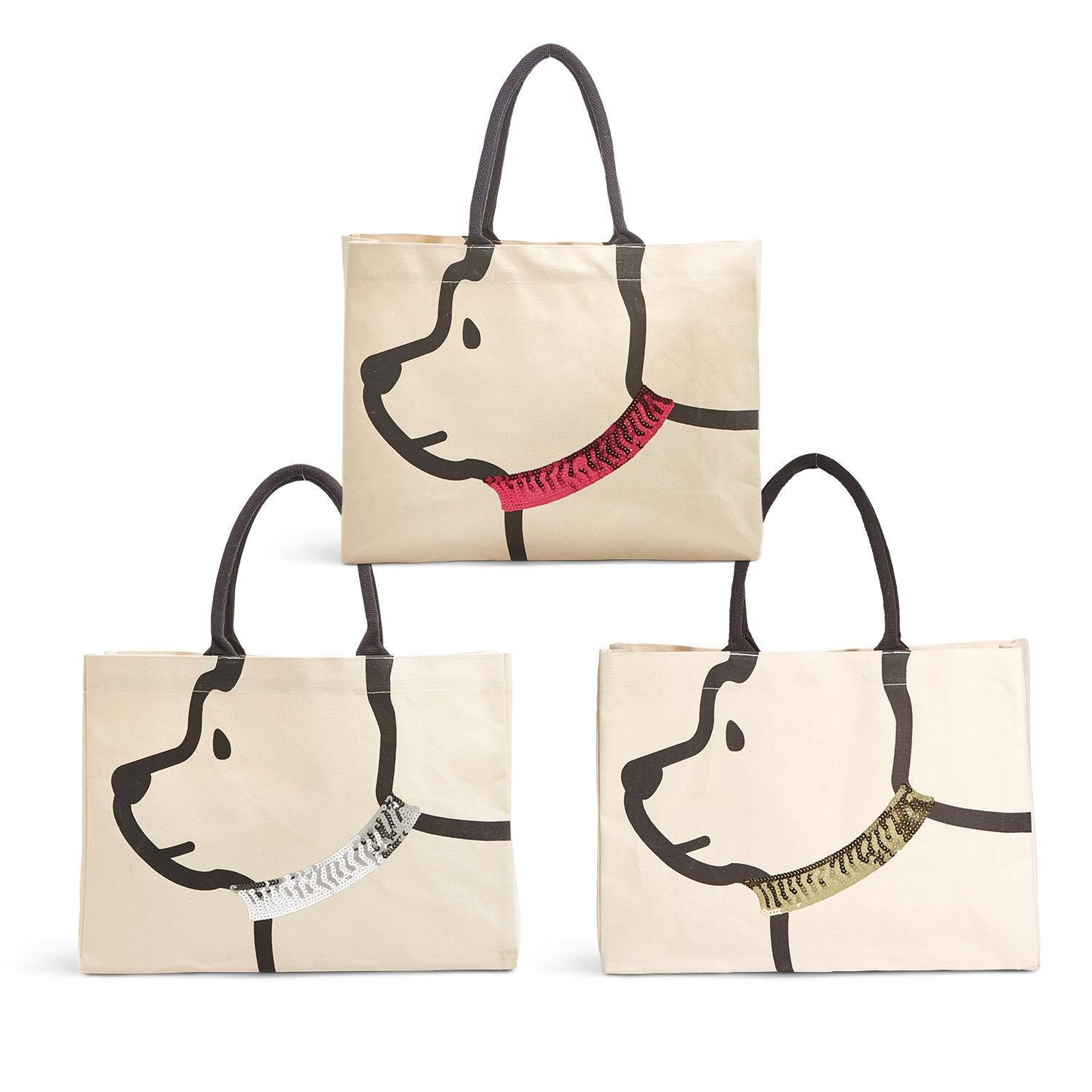 Dog Canvas Tote